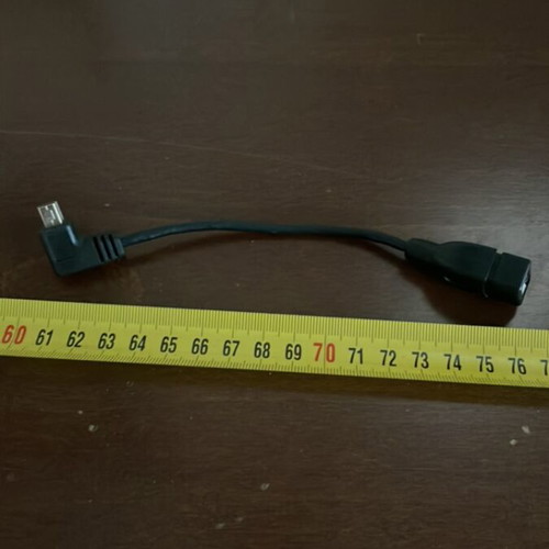 Mini USB Male to USB Female Cable 10 cm like new