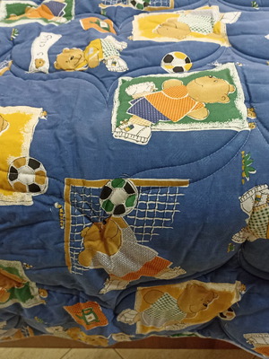 Double quilt new, reversible with cotton fabric