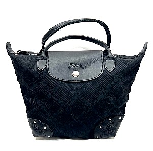Longchamp mini pliage black handbag