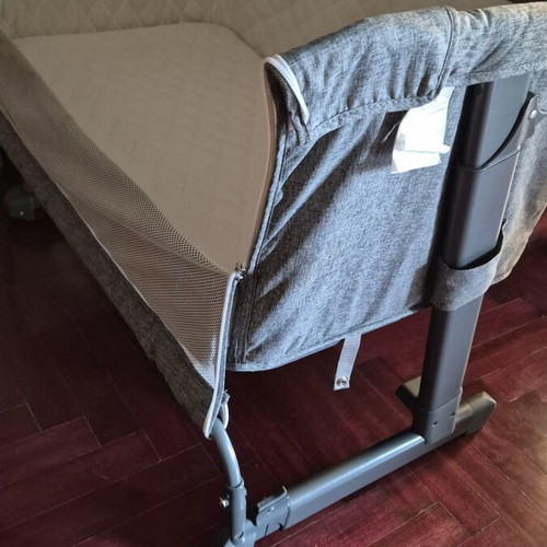 Kiddo By My Side Co-Sleeping Crib like new, grey