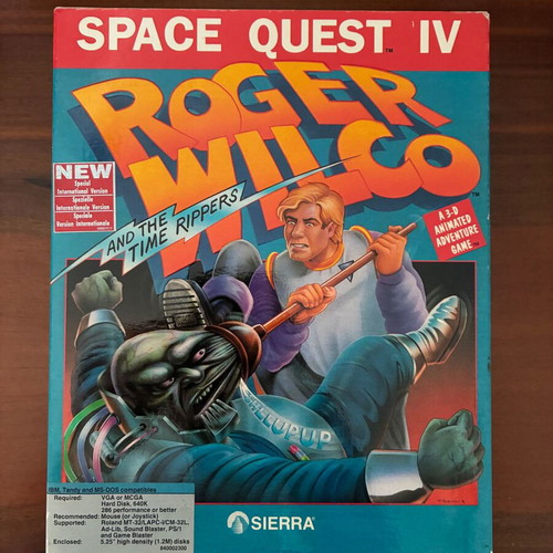 Space Quest IV Big Box PC game like new, English release