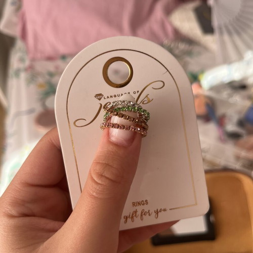 Set of 3 rings, unused, sold separately