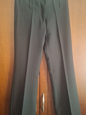 Black striped Cabrini pants size 44 like new