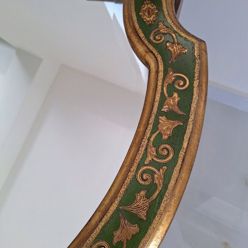 Handmade marquetry mirror like new
