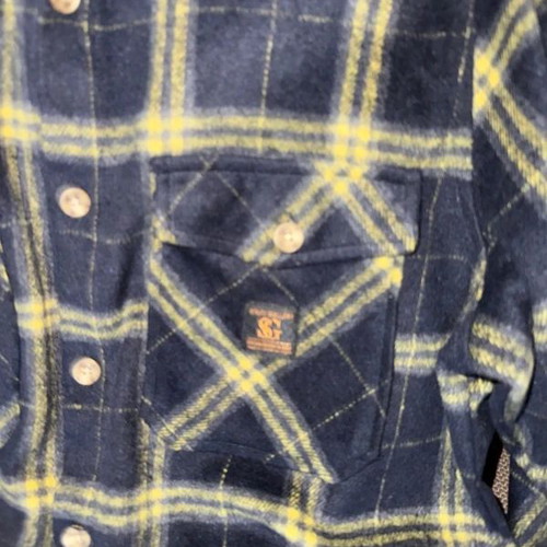 Staff Overshirt like new, blue and yellow, size L