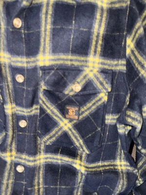 Staff Overshirt like new, blue and yellow, size L