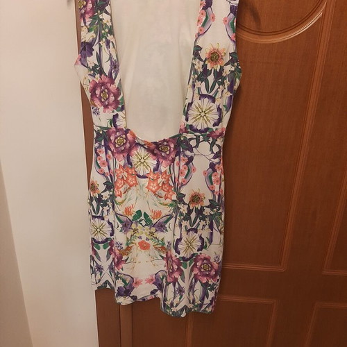 Floral mini dress, size S / 36 / 8