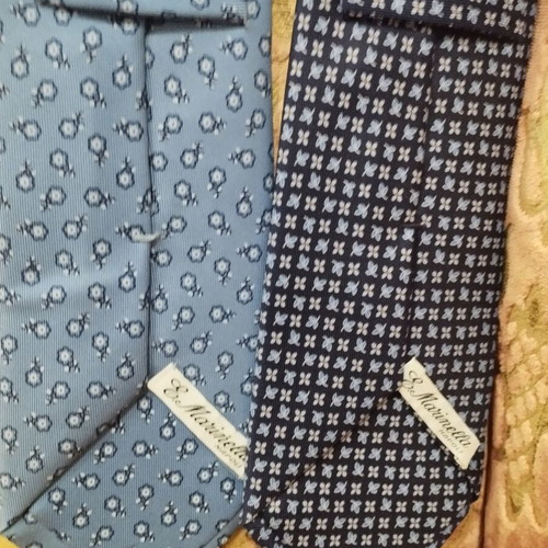 E Marinella Napoli Silk Ties pack of 7 like new, handmade