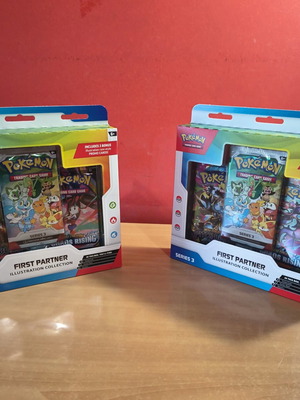Pokémon TCG First Partner Illustration Collection Series 3, 2 boxes new