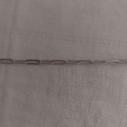 Bracelet from stainless steel like new, silver color, length 17+5 cm