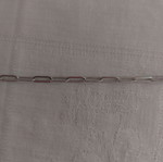 Bracelet from stainless steel like new, silver color, length 17+5 cm