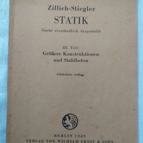 Collectible technical German books used, set of 6 volumes