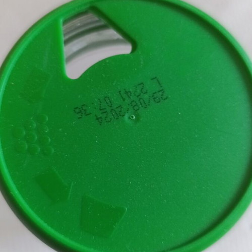 Large glass jar used with plastic lid and two spouts