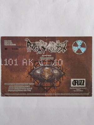 Rotting Christ ticket 8/1/2011 like new