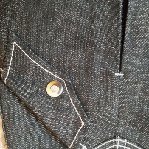 Denim skirt almost like new, gray, size M
