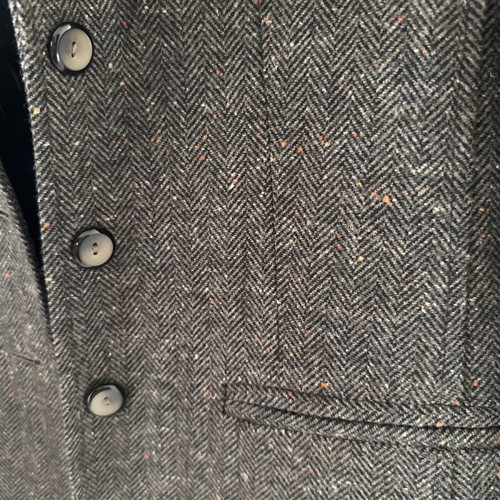 Winter women's jacket size 48 used, brown with speckles