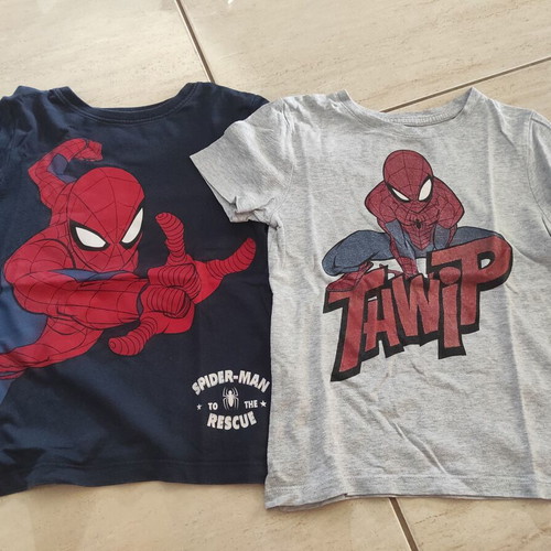 Spiderman T-shirts pack of 3 size 110 cm for 5 years like new