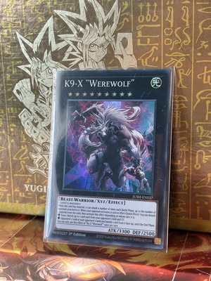 Yu-Gi-Oh! K9-X “Werewolf” Xyz Monster card