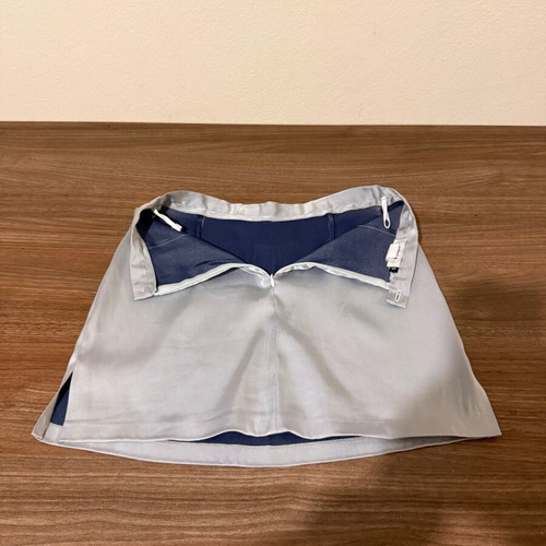Petra women's short skirt size S like new, grey and blue