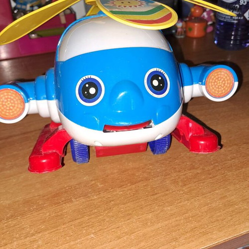 Children's helicopter used with missing part