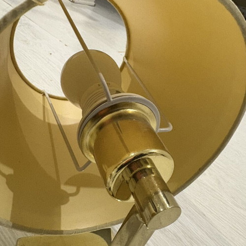 Wall lights used with lampshades, lampshades have wear