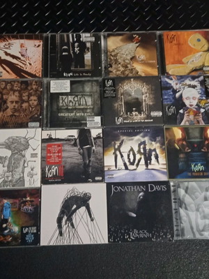 Korn CD συλλογή σαν καινούργια, με όλα τα στούντιο άλμπουμ και σπάνιες Limited editions