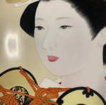 Studio-Hibino Geisha 19th Century Decorative Plate limited edition porcelain