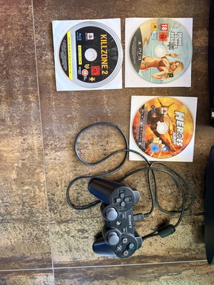 PlayStation 3 controller used with GTAV, Killzone 2, Heroes over Europe games