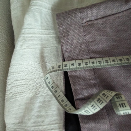 Assist men's suit 3 in 1 size 56 mauve grey checked like new