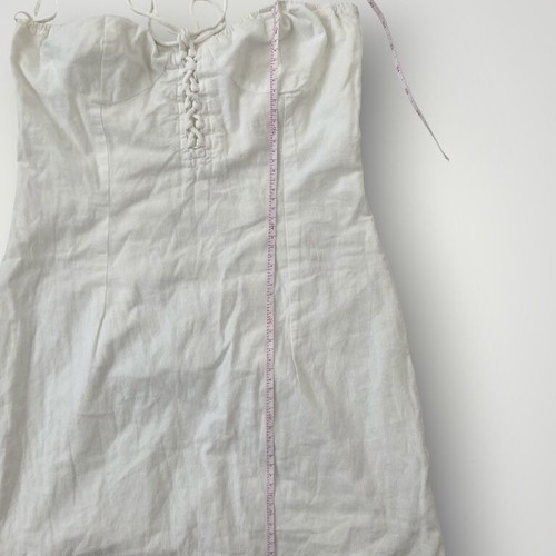Bershka summer dress white used size L