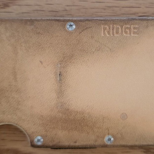Ridge Wallet genuine leather RFID blocking wallet