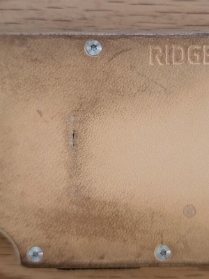 Ridge Wallet genuine leather RFID blocking wallet