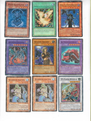 Yu Gi Oh cards used, pack of 36 from 1996