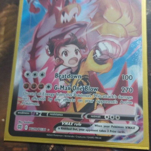 Urshifu VMAX TG19 Pokémon card like new