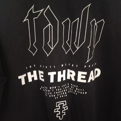 The Devil Wears Prada T-shirt used, size XL, black
