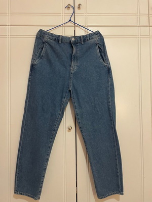ZARA men's pants with high waist like new, blue, size L