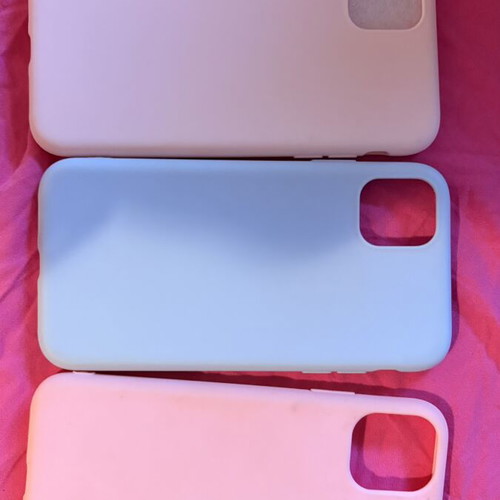 iPhone 11 Silicone Cases pack of 3, like new