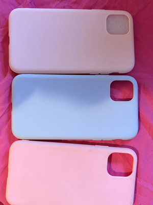 iPhone 11 Silicone Cases pack of 3, like new