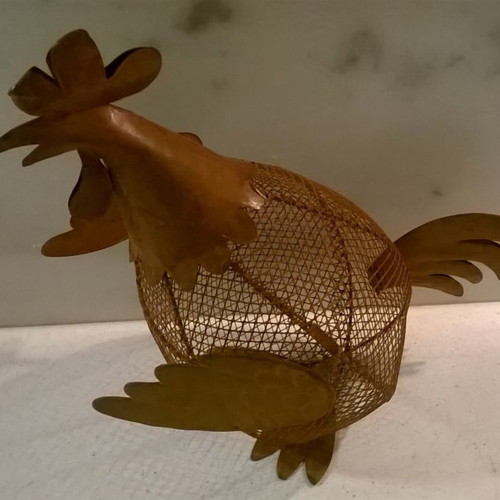 Decorative wire rooster new