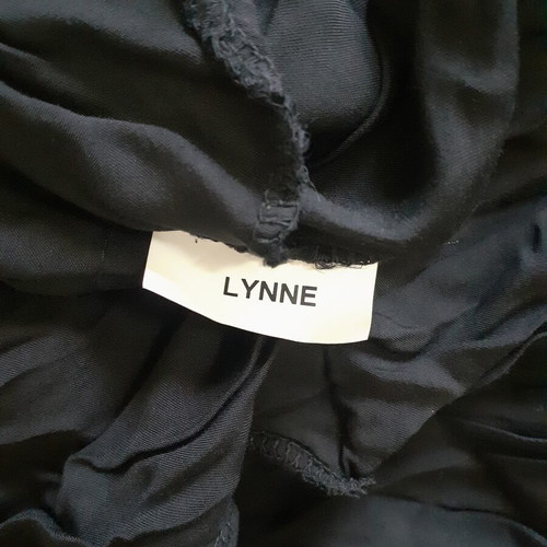 Lynne White satin women's pants used, black, size 38