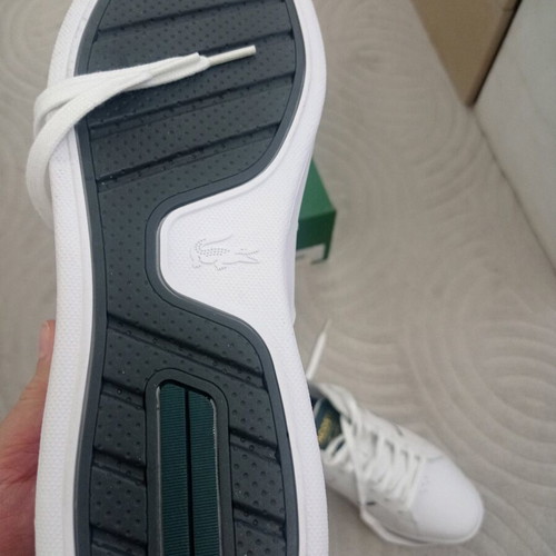 Lacoste men's white sport shoes size 44 new