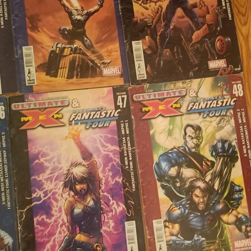 Ultimate X-Men comics used, set of 13 Greek issues by Anubis