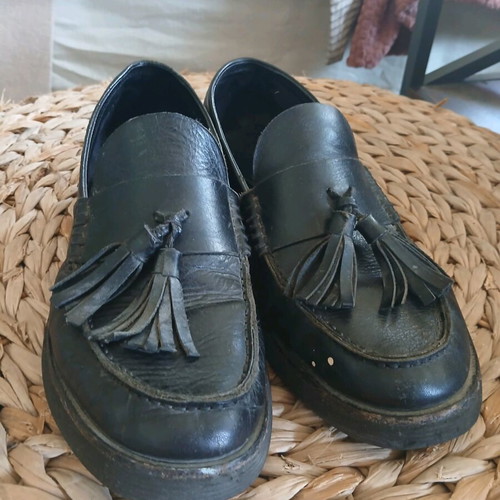 Jeffrey Campbell moccasins used, size 39, black
