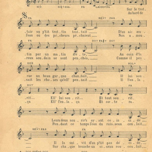 Sheet music used, set of 3 French booklets with singer photos 1920-1935