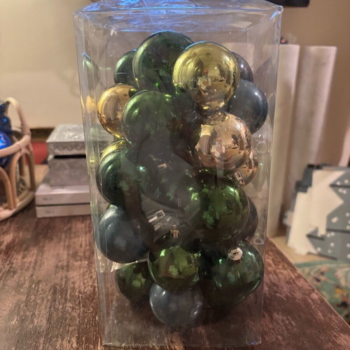 Christmas balls two packs like new
