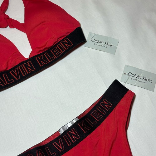 Calvin Klein women's swimsuit set new, red XS