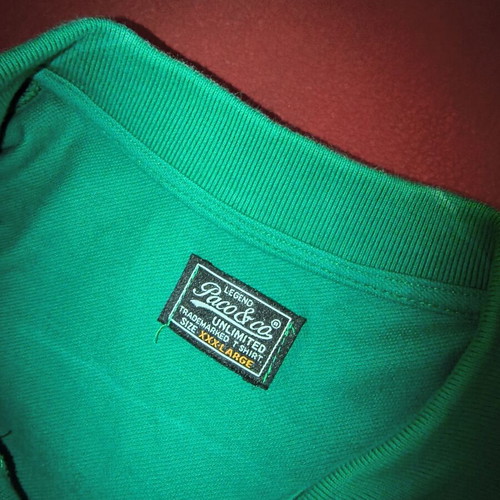 Paco & Co men's polo shirt 3XL green used