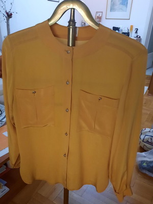 Women's shirt used, size L, gold, made in Italy