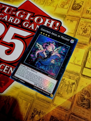 Ghostrick Angel of Mischief WSUP Super Rare 1st Edition card near mint
