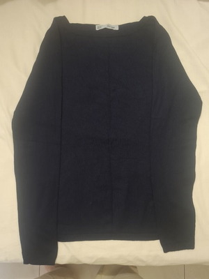 Knitted blouse blue size M like new